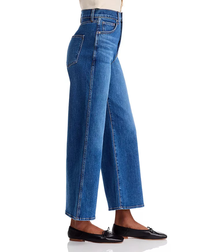 Taylor Cropped High Rise Wide Jean