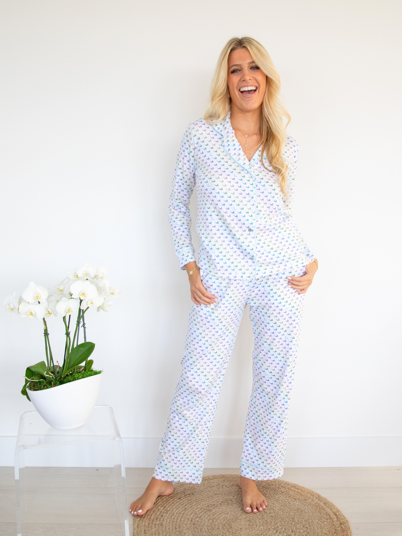 Sweet Nantucket Dreams Long PJ Set