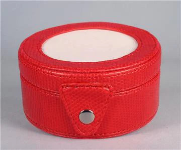 Self Finishing Round Leather Box