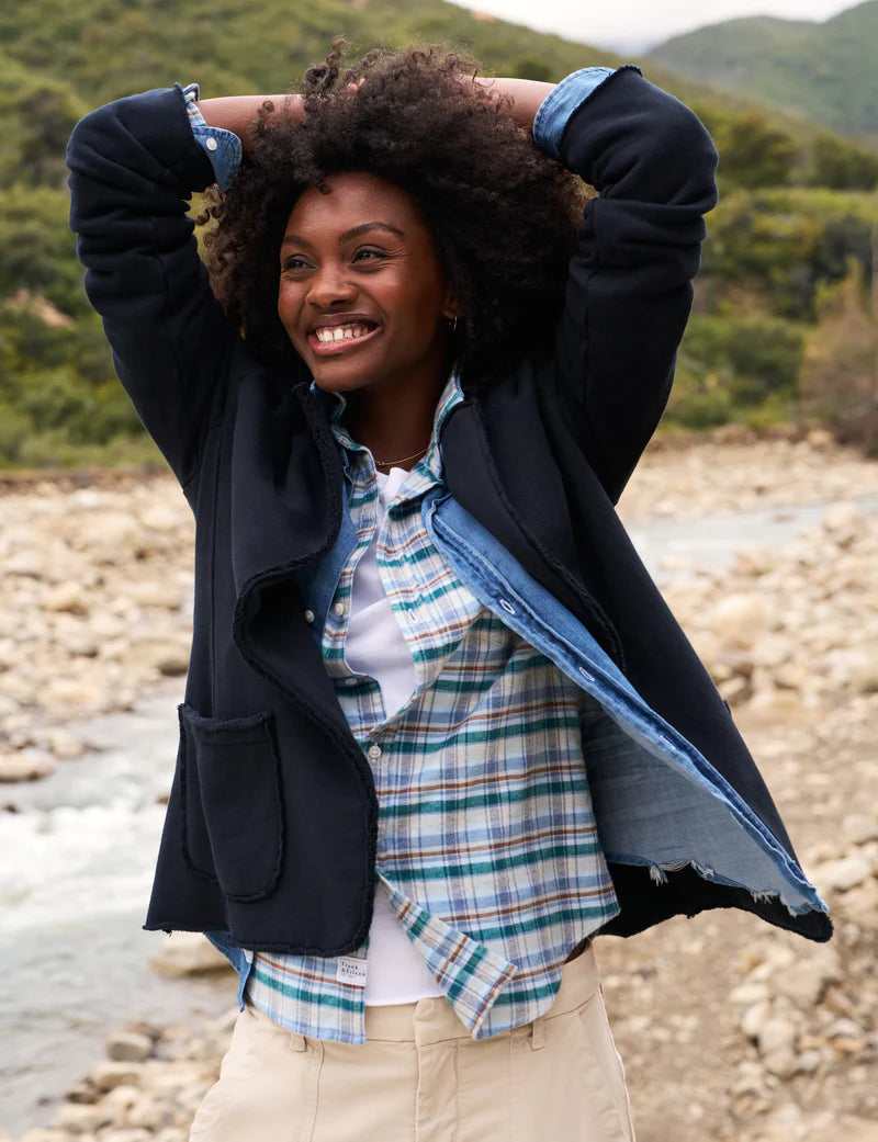 Dublin Knit Sweatshirt Blazer