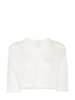 Chic Viscose Raffia Cardigan