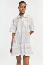 Cris Short Sleeve Shirt Dress