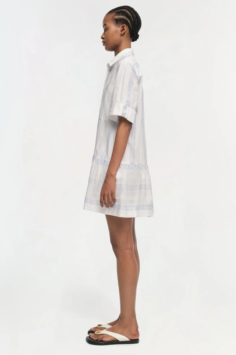 Cris Short Sleeve Shirt Dress