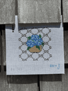 Gucci Blue Hydrangea Basket