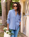 Eileen Triple Fleece Button-Up Shirt