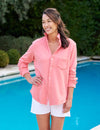 Eileen Triple Fleece Button-Up Shirt