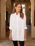 Victoria White Italian Tuxedo Shirt