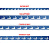 Blue & White Nantucket Belt