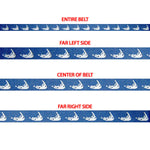 Blue & White Nantucket Belt