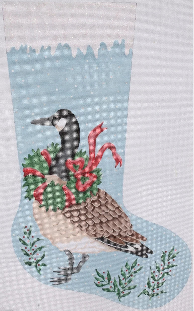 Christmas Goose Stocking