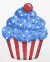 Patriotic Cupcake