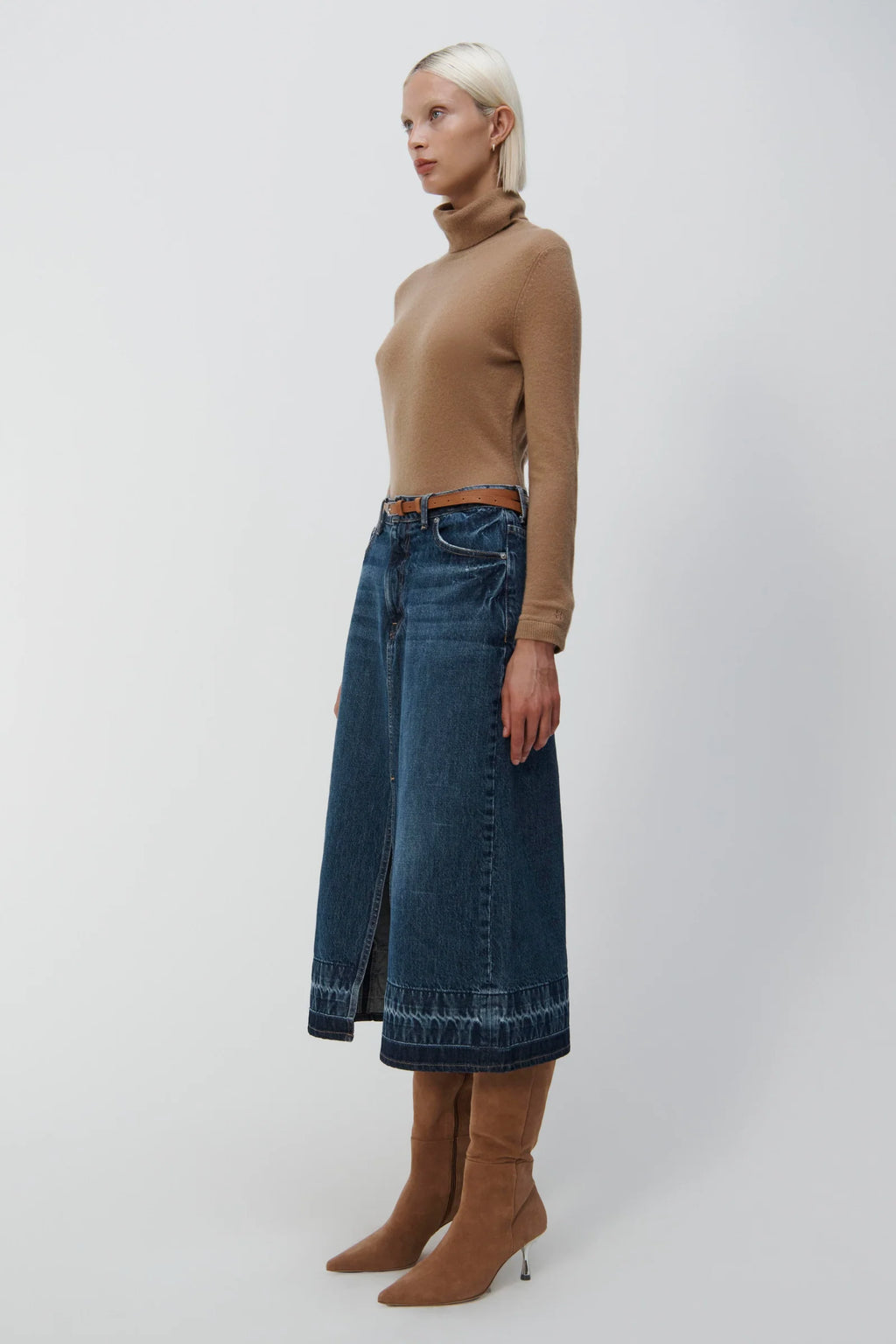 Della Release Hem Midi Skirt