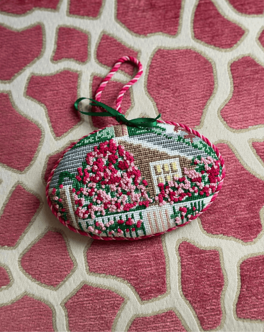 Rose Covered Cottage Ornament