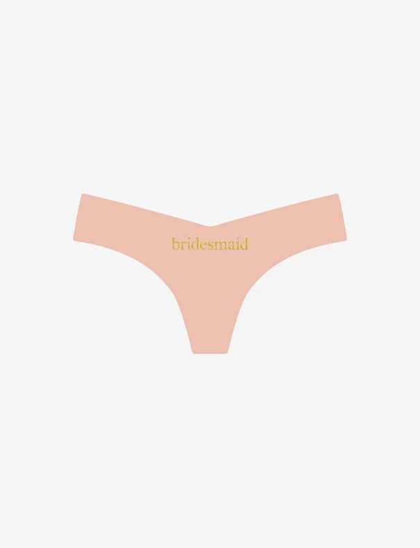 Thong with Applique