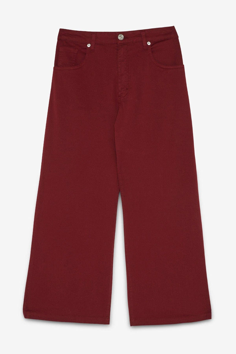 Cotton Flare Trousers