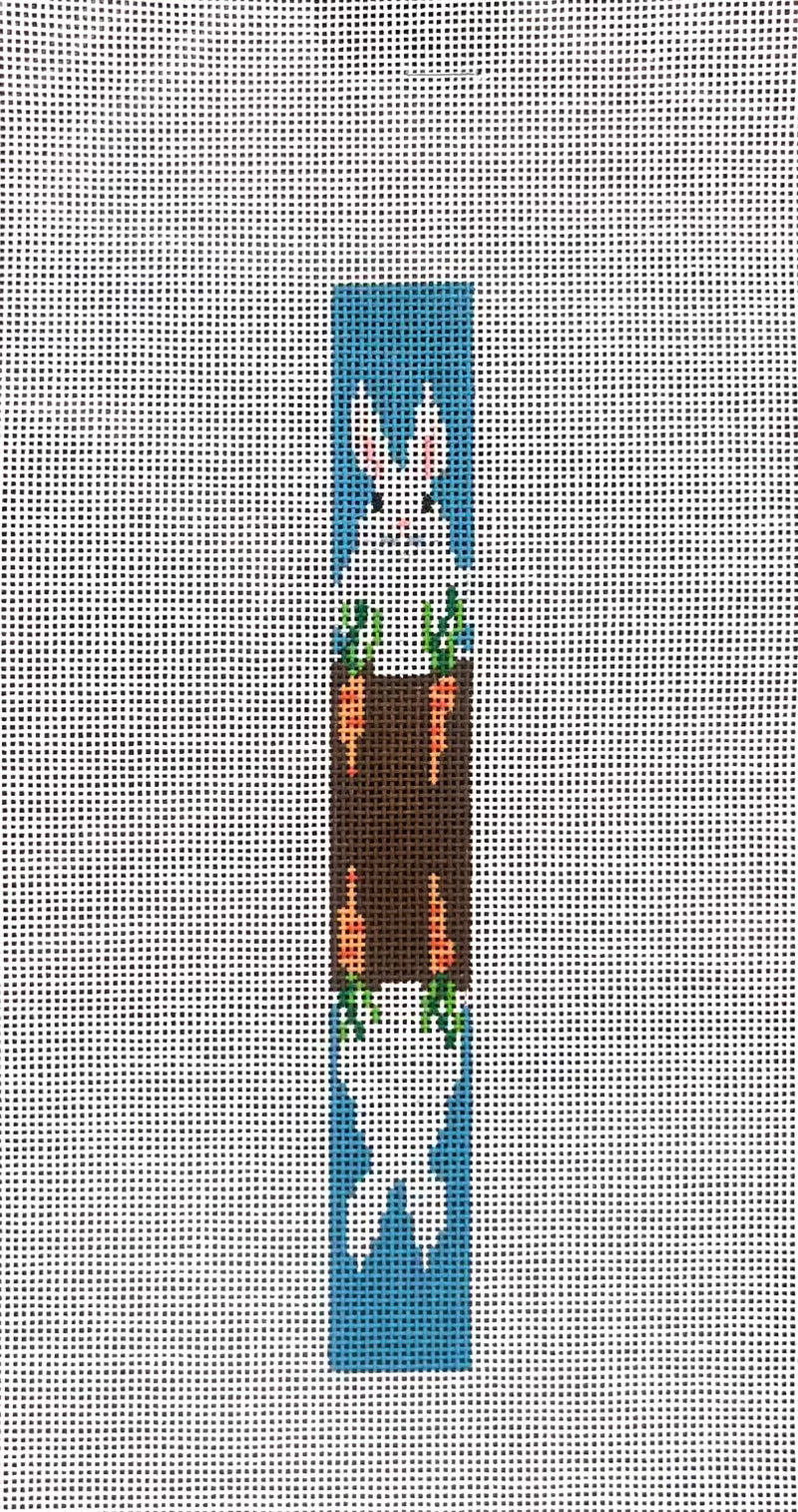 Rabbit with Carrots Key Fob