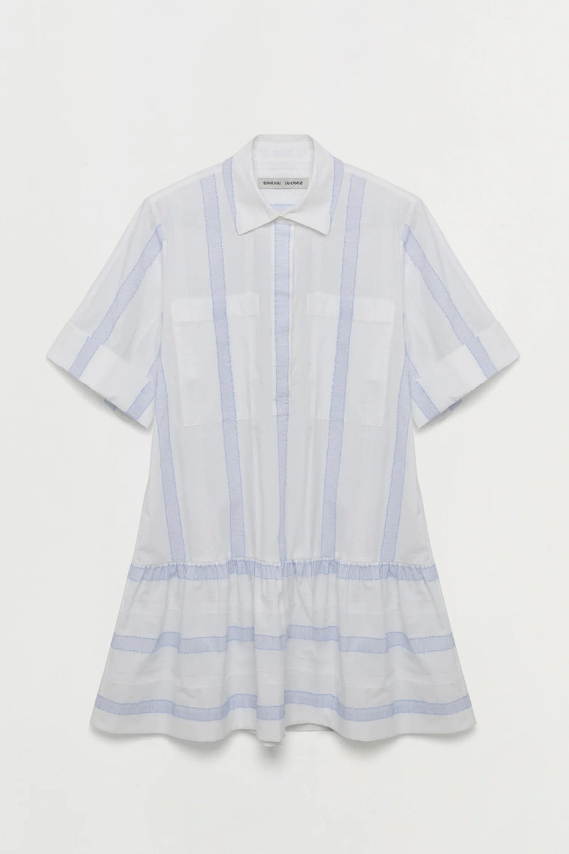 Cris Short Sleeve Shirt Dress