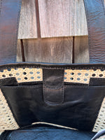 Leather Handle Self Finishing Bag