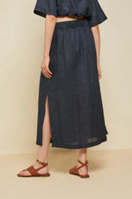 Linen Long Skirt