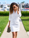 Southern Long Sleeve Playsuit Dress