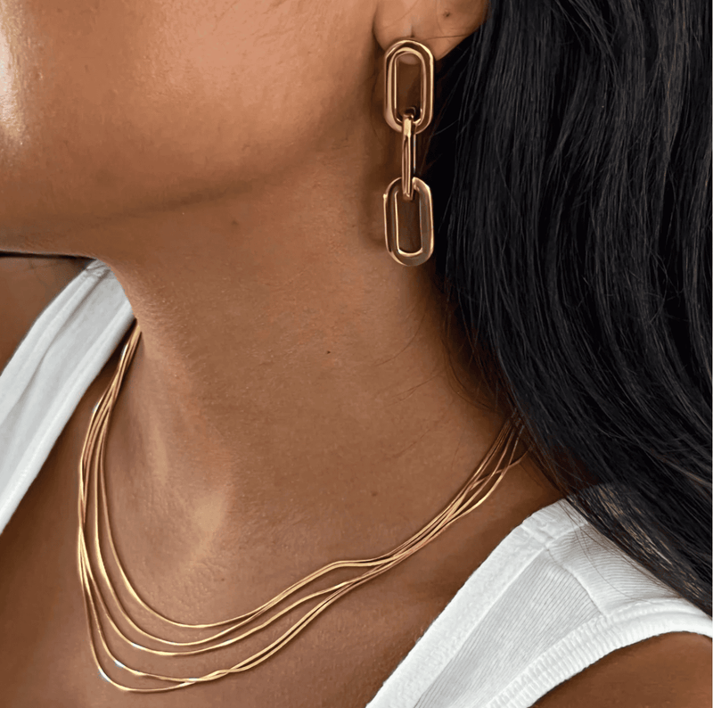 Justine Layered Chain Necklace