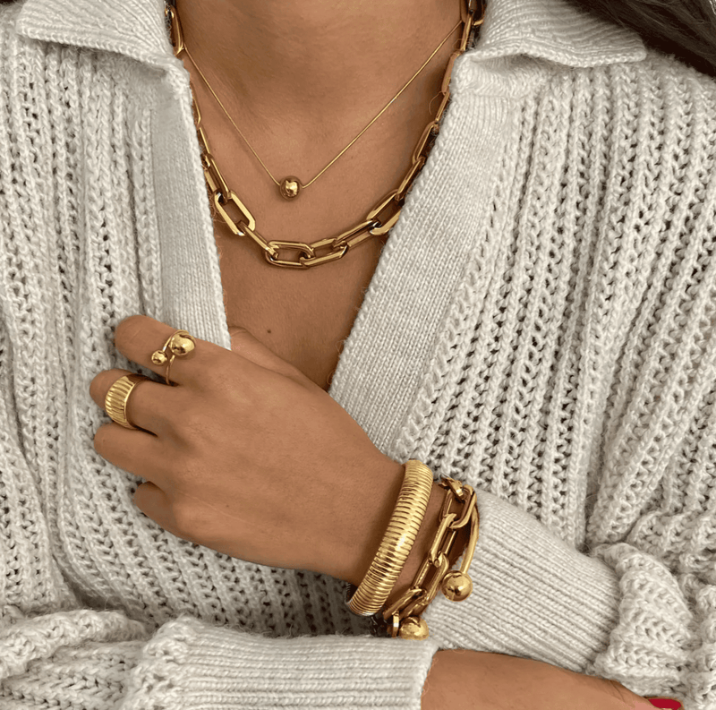 Gage Oversized Link Necklace