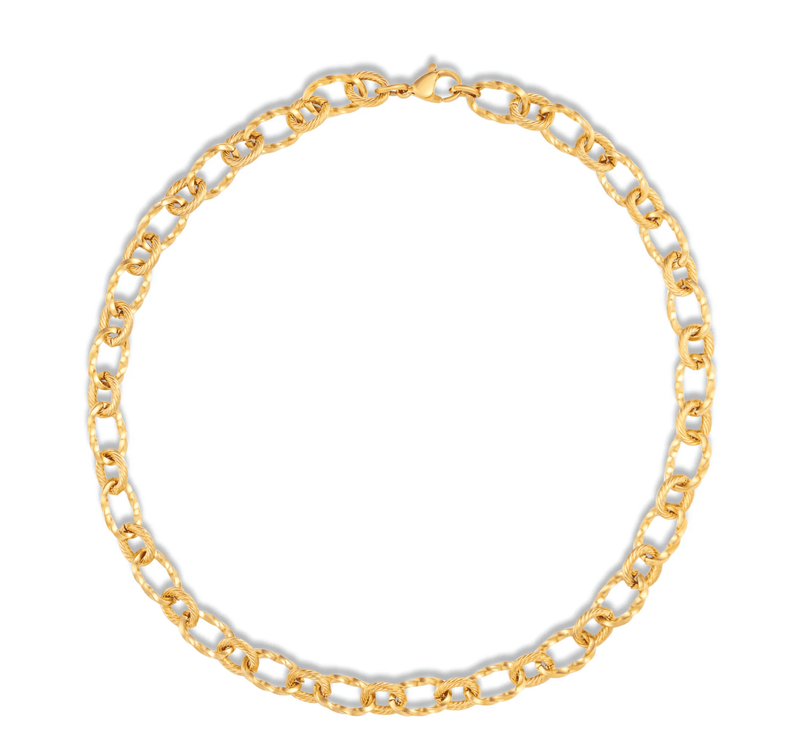 Tatum Textured Chain Choker