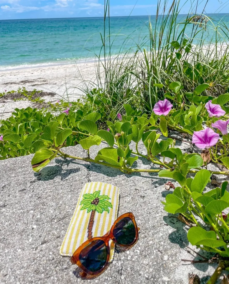 Palm Tree Sunglass Case