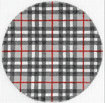 Gentleman's Plaid 4" Round