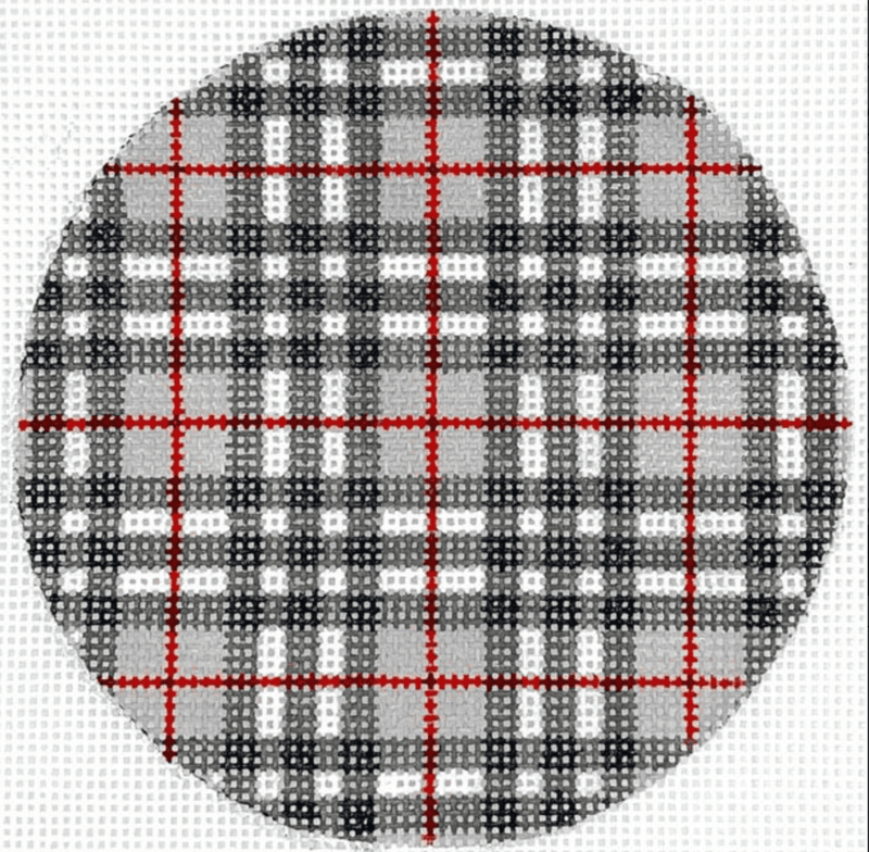 Gentleman's Plaid 4" Round