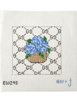 Gucci Blue Hydrangea Basket