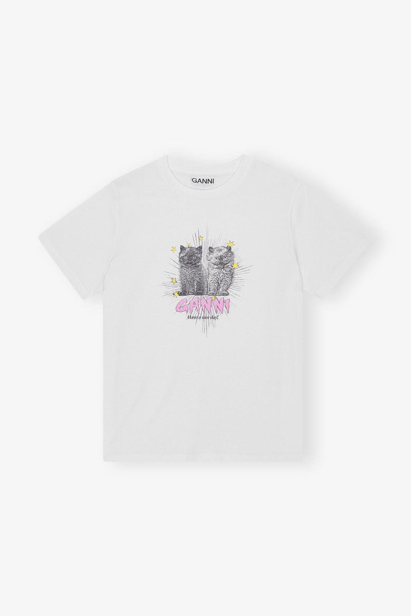 Basic Jersey Kittens Relaxed T-Shirt