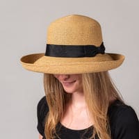 Sconset, Medium Brim - Packable Straw, Natural