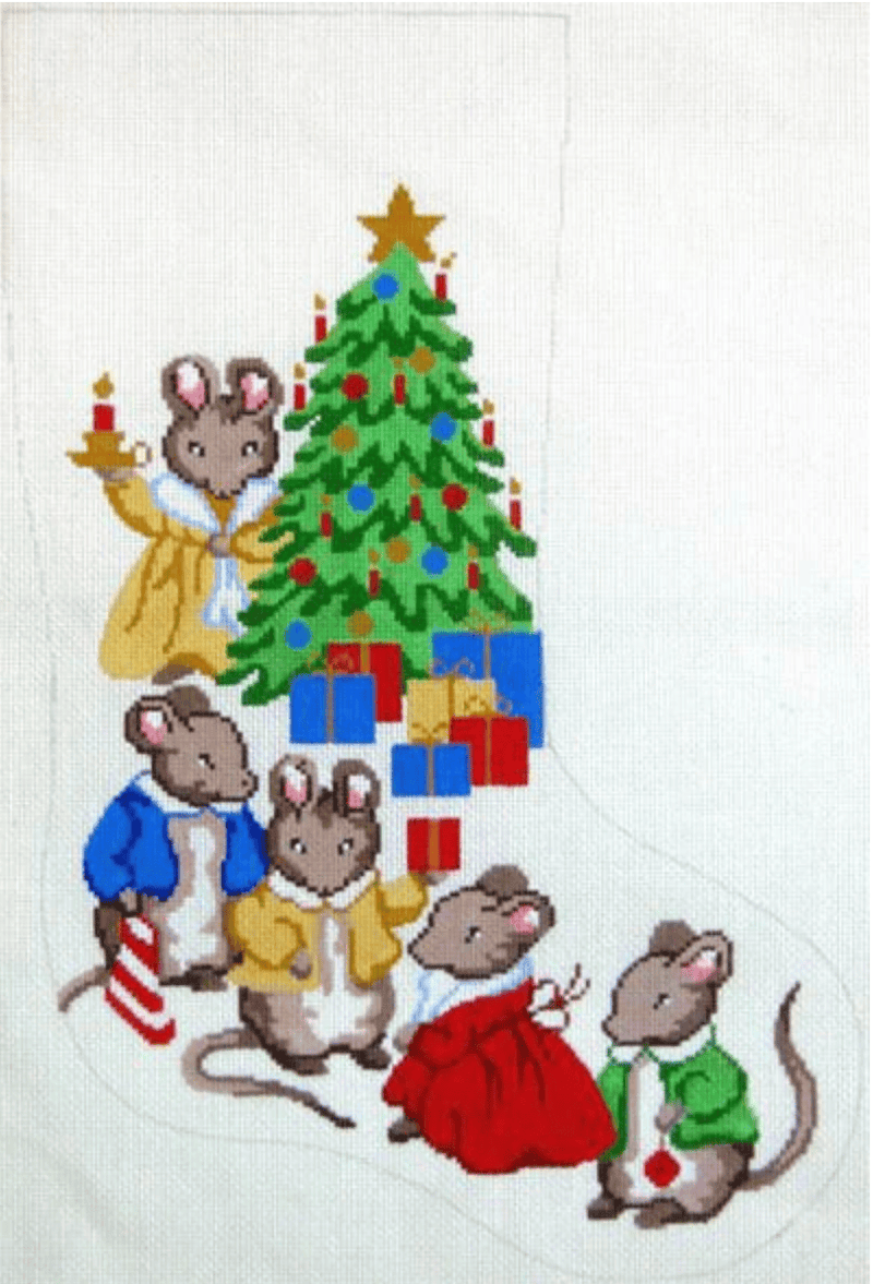 Mouse Family Christmas Stocking