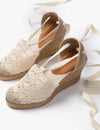 High Valenciana Lace Espadrille