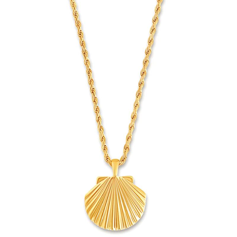 Natalia Oversized Shell Pendant Necklace