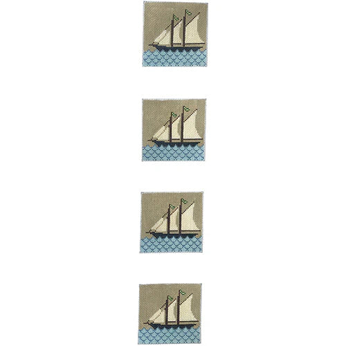 Sailboats Coaster Strip