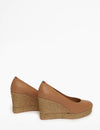 Scoop Leather Espadrille