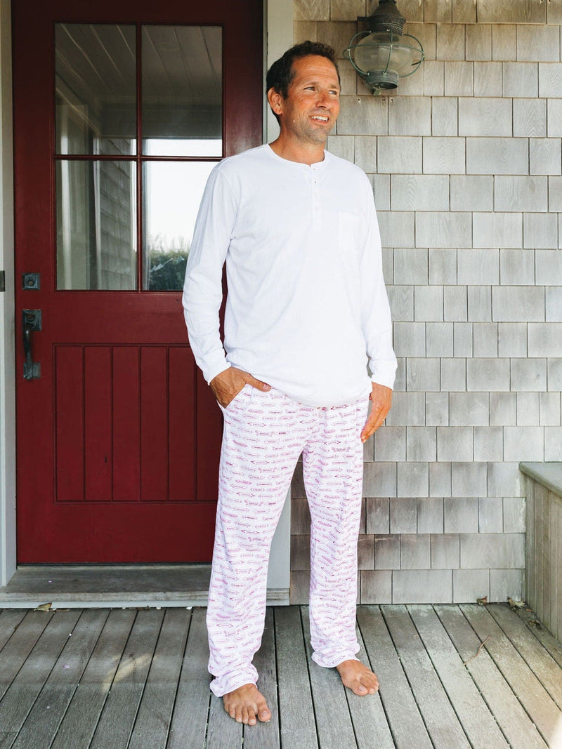 Men's "Tuck'd In" Pajamas - Ack Red