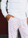 Men's "Tuck'd In" Pajamas - Ack Red