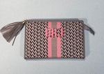 Y Pattern Clutch Canvas