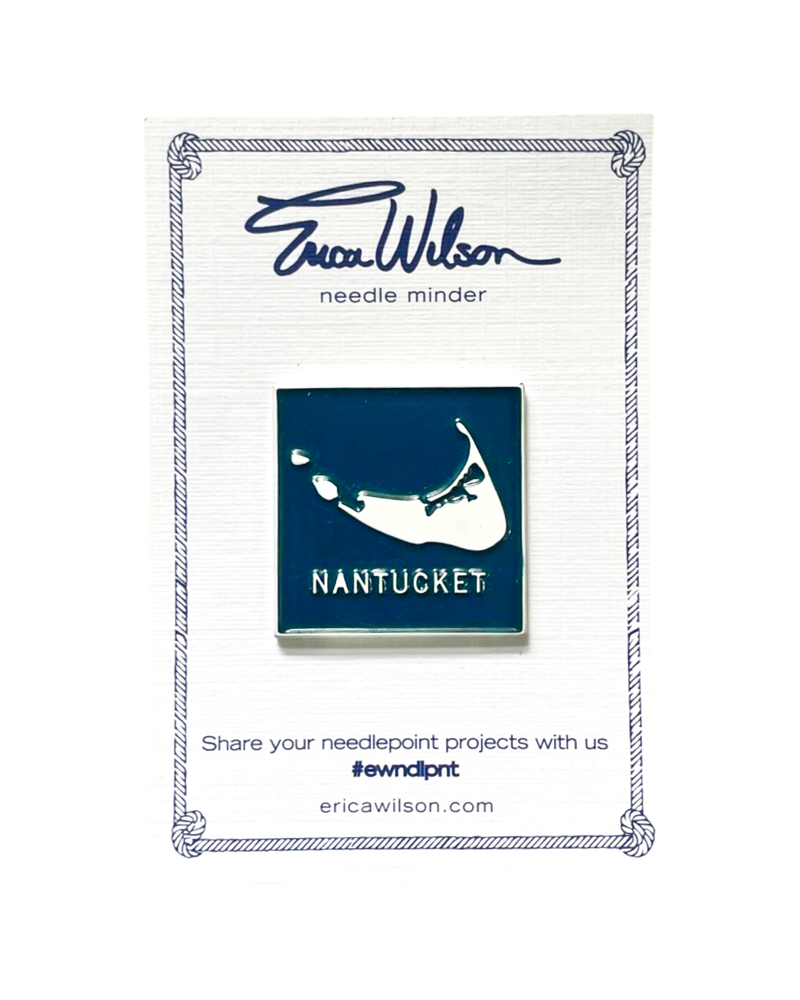 Nantucket Island Map Needle Minder