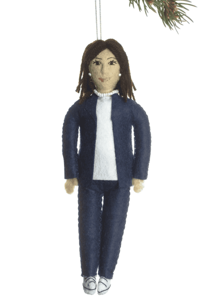 Kamala Harris - Political Rock Star Felt Ornament