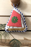 Red Sail Rainbow Ornament